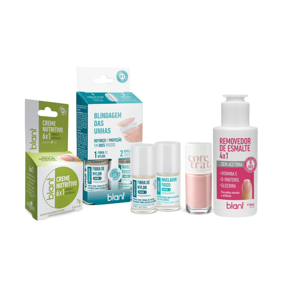 COMBO: Blindagem das Unhas S/ Cabine - Coretrat Tô Nude
