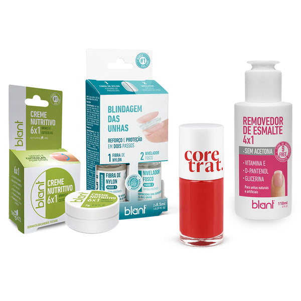 COMBO: Blindagem das Unhas S/ Cabine - Coretrat Pimenta